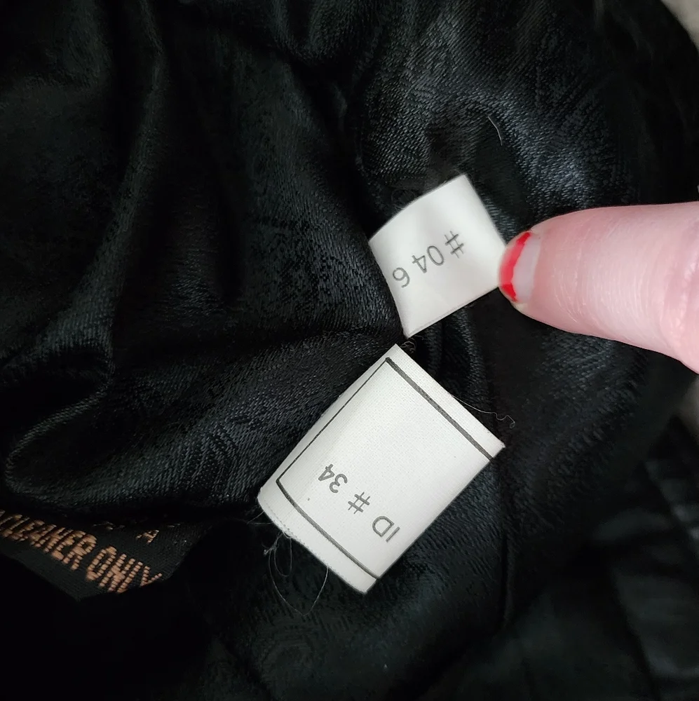 Vintage G-III Leather Jacket 80s Womens Size M Genuine Leather RARE Goth Biker